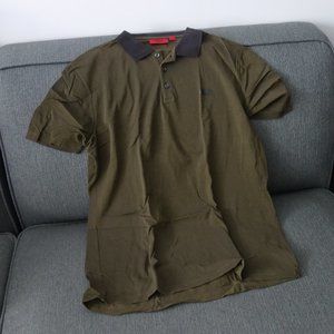 Hugo Boss Regular Fit Size L Made in Turkey 100% Cotton Polo Shirt